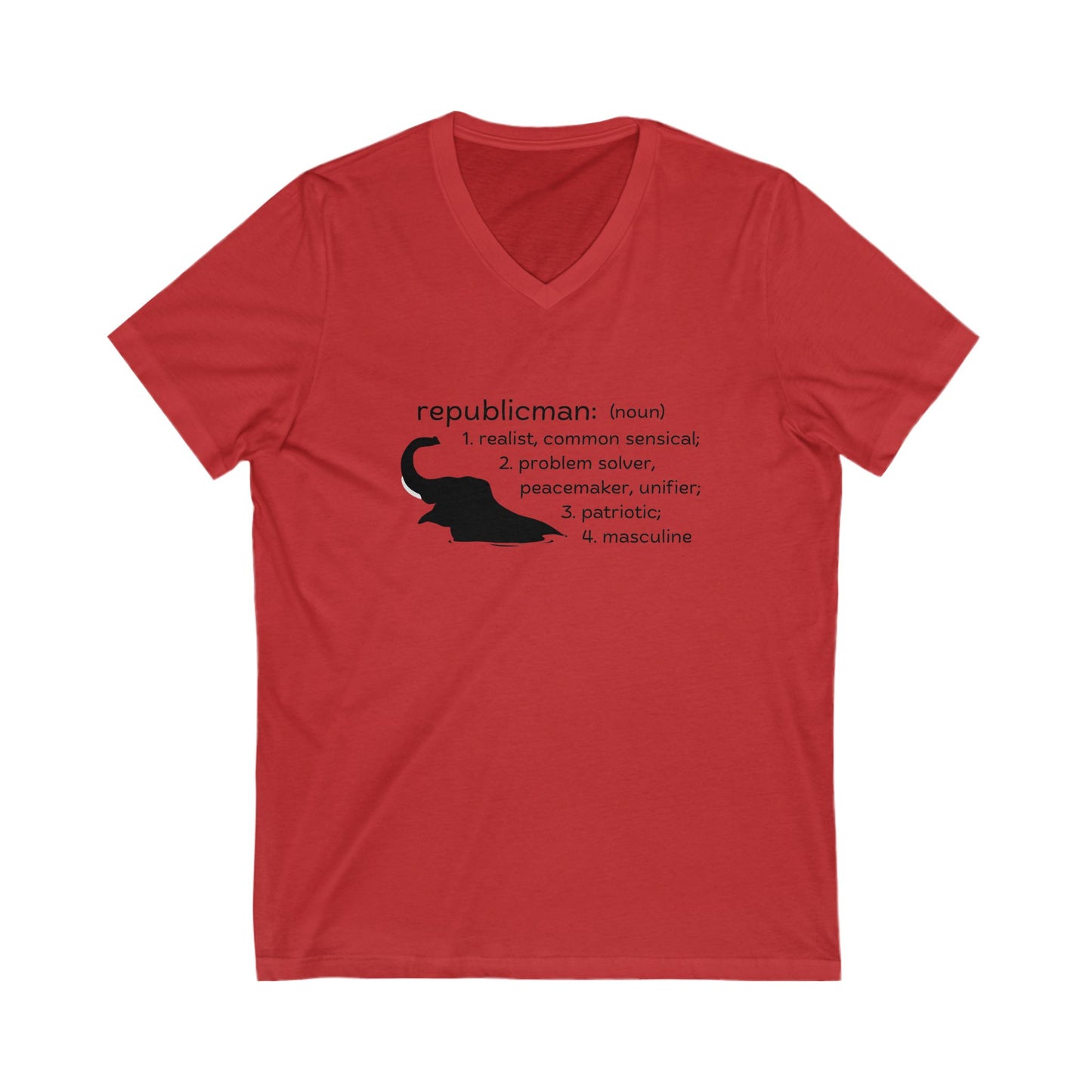 Republicman Series Shirt: V-Neck, Definition (B)