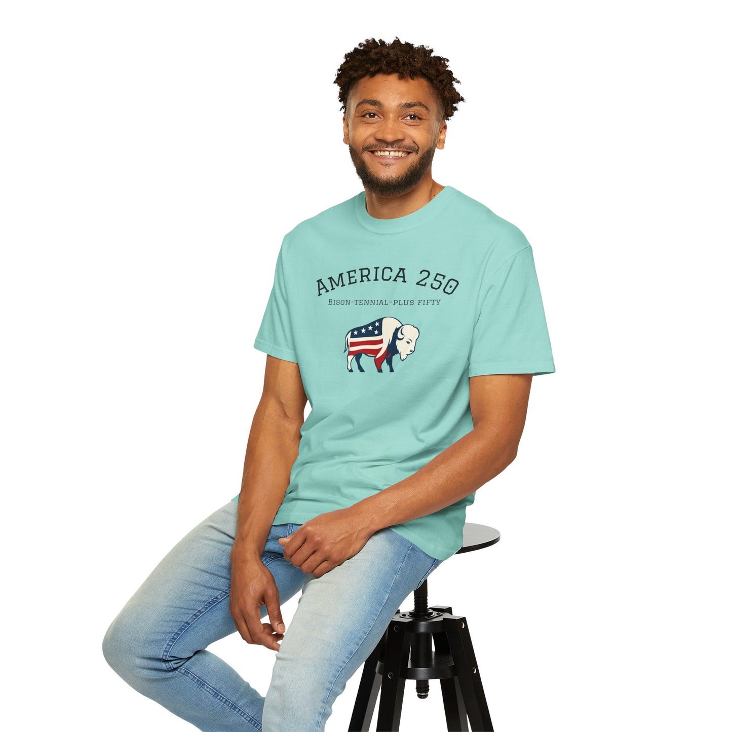 T-Shirt: America 250 Bison