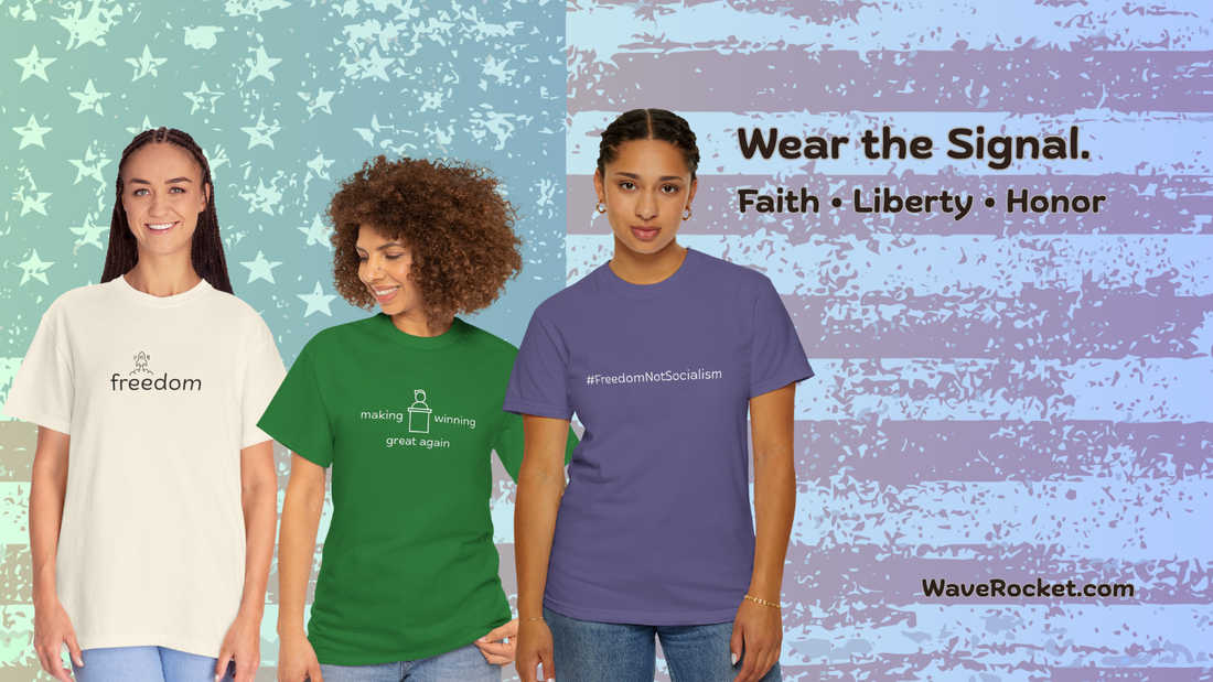 WaveRocket Branded Apparel: Trump Administration Inspired