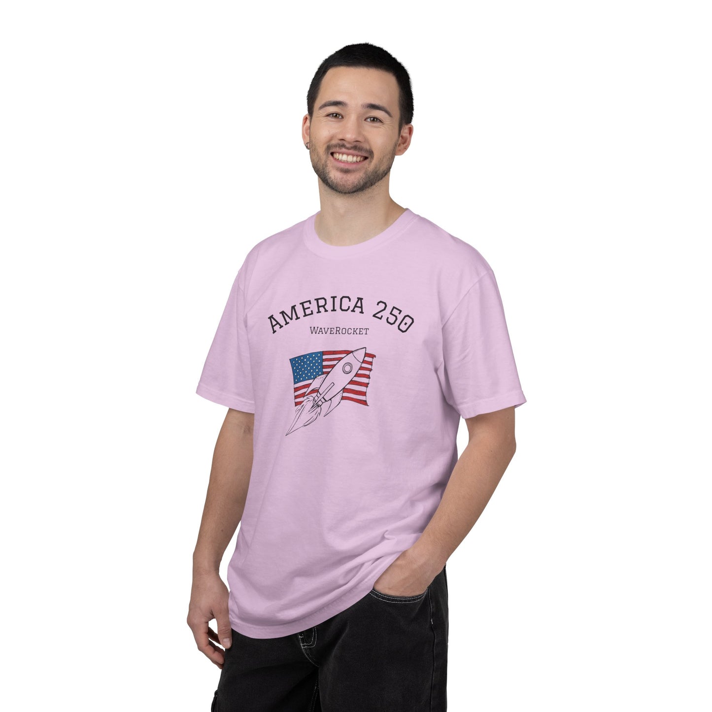 T-Shirt: America 250 WaveRocket