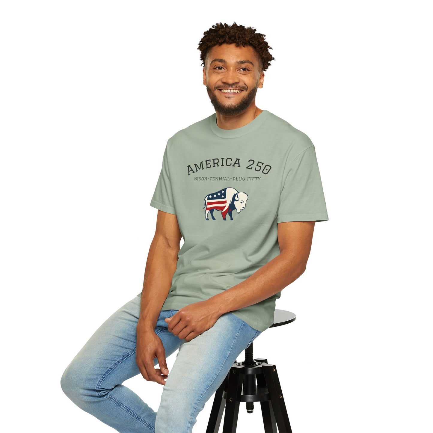 T-Shirt: America 250 Bison