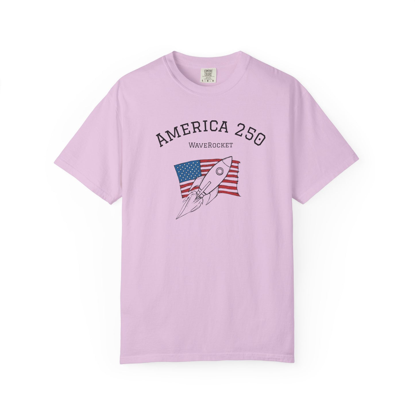 T-Shirt: America 250 WaveRocket