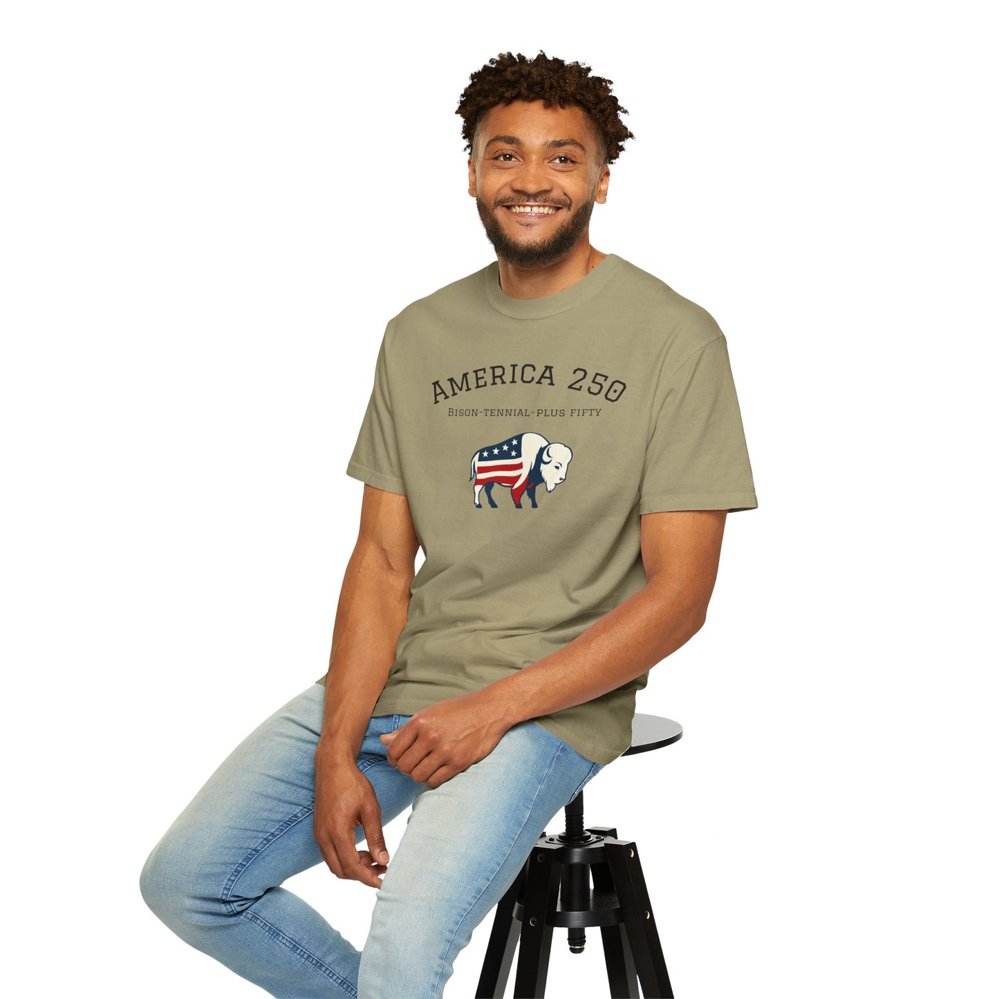 T-Shirt: America 250 Bison