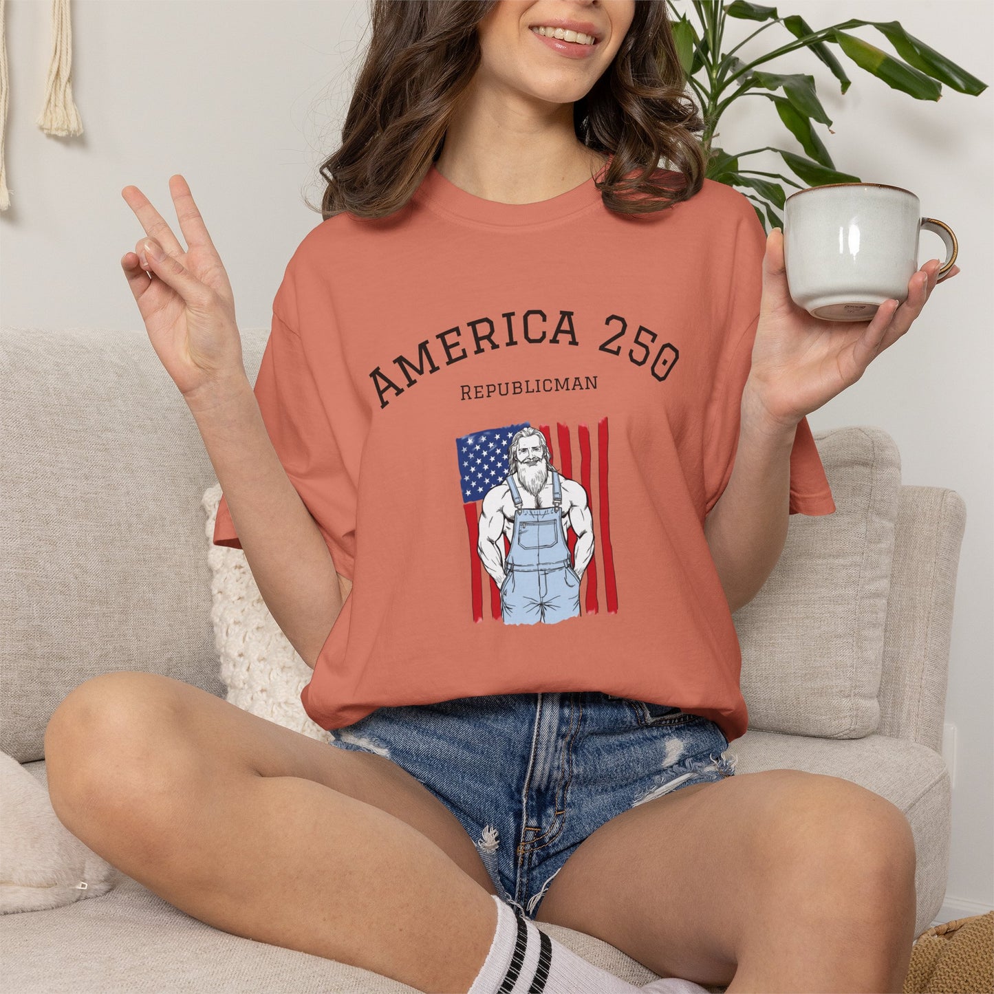 T-Shirt: America 250 Republicman