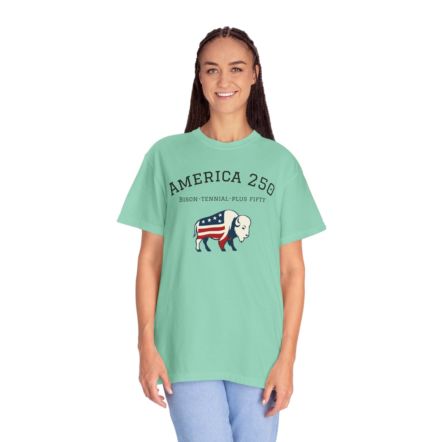 T-Shirt: America 250 Bison