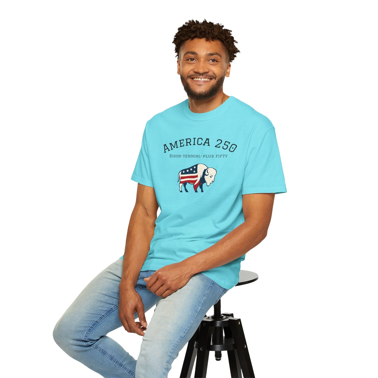 T-Shirt: America 250 Bison