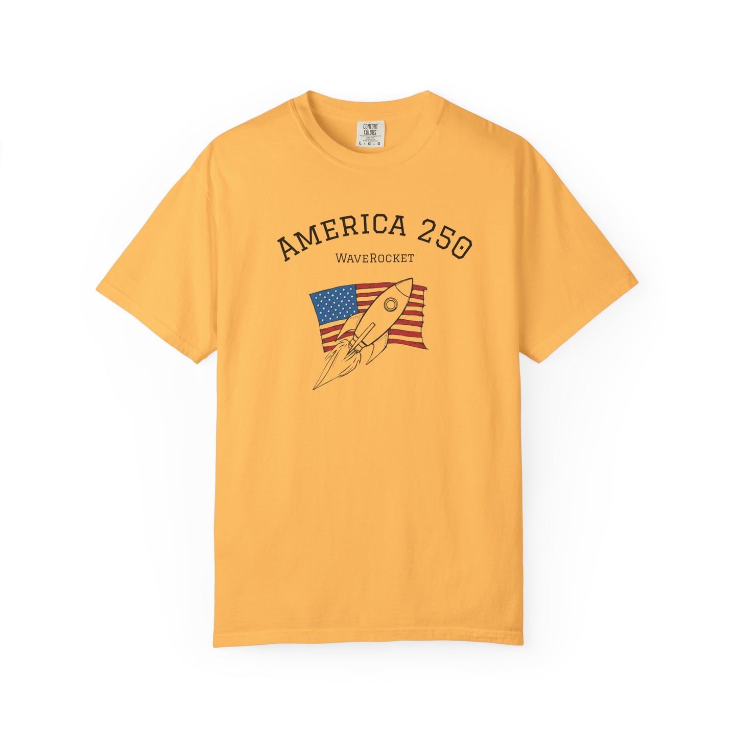 T-Shirt: America 250 WaveRocket