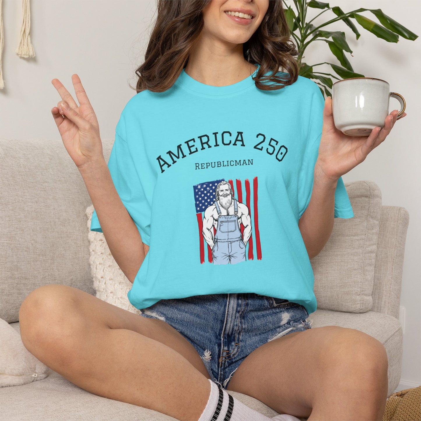 T-Shirt: America 250 Republicman