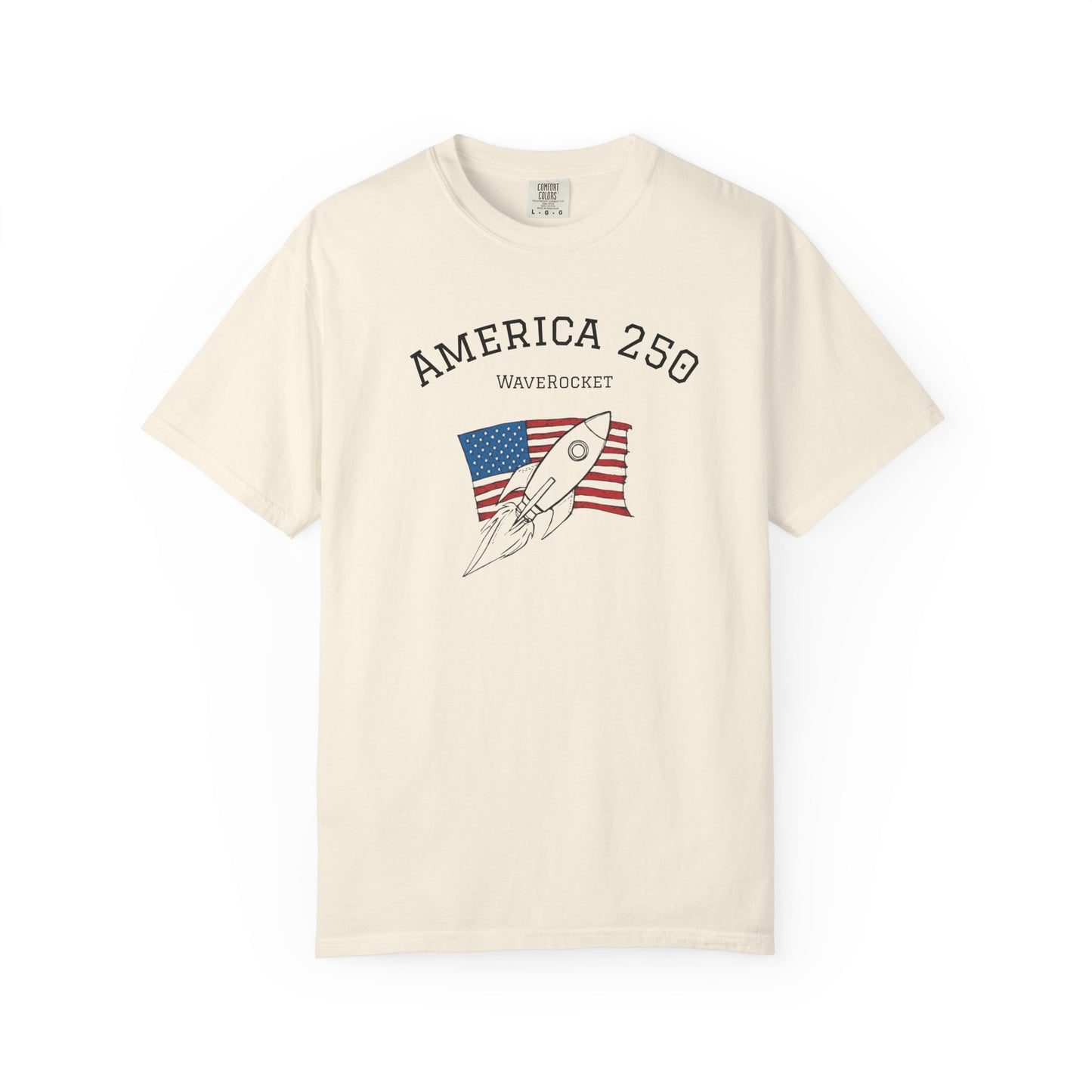 T-Shirt: America 250 WaveRocket