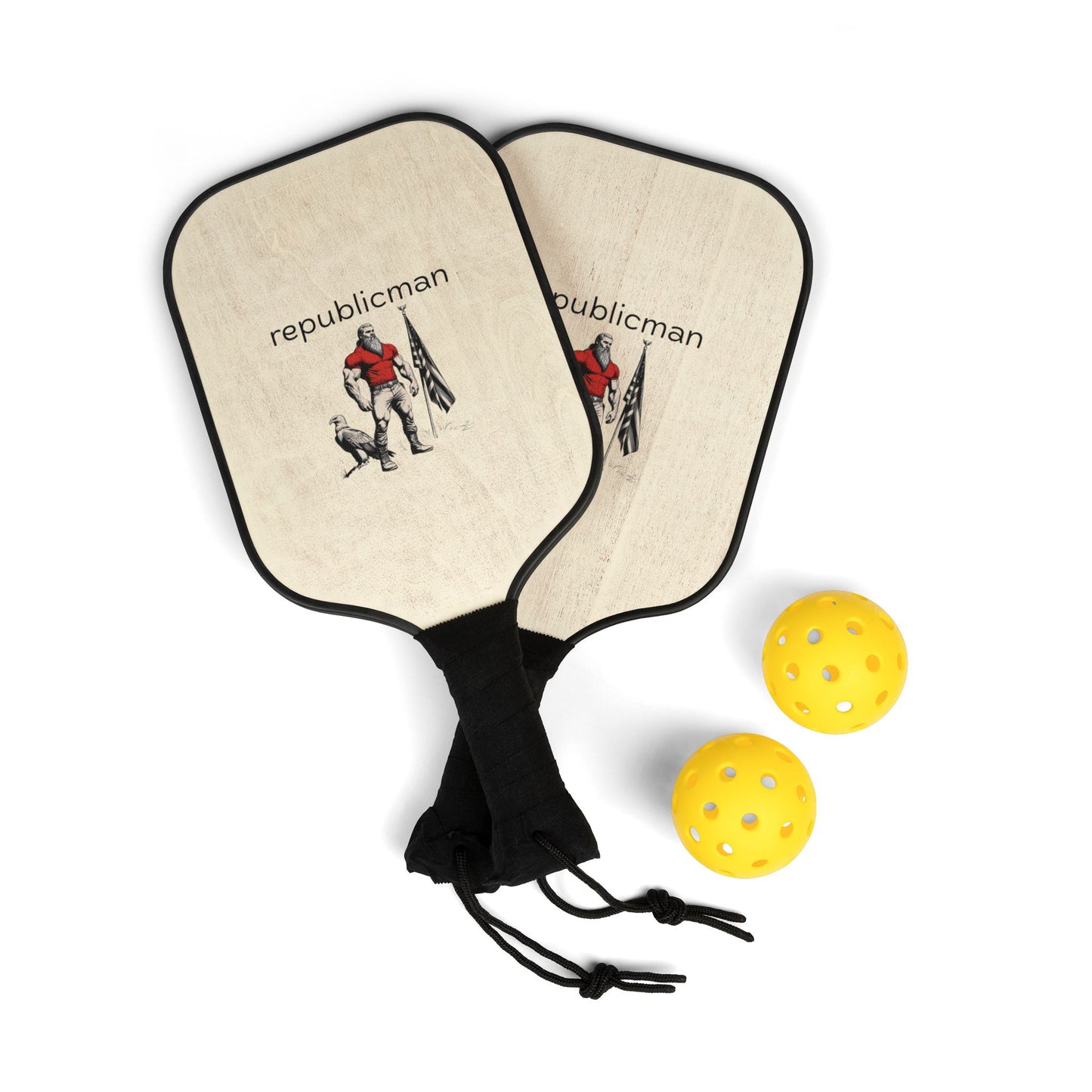 Pickleball Paddle Set: Republicman Patriot
