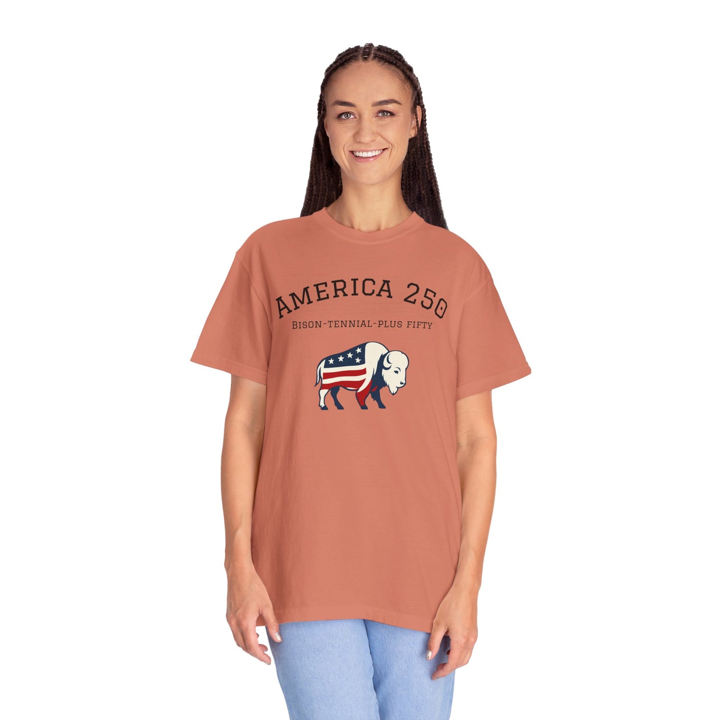 T-Shirt: America 250 Bison