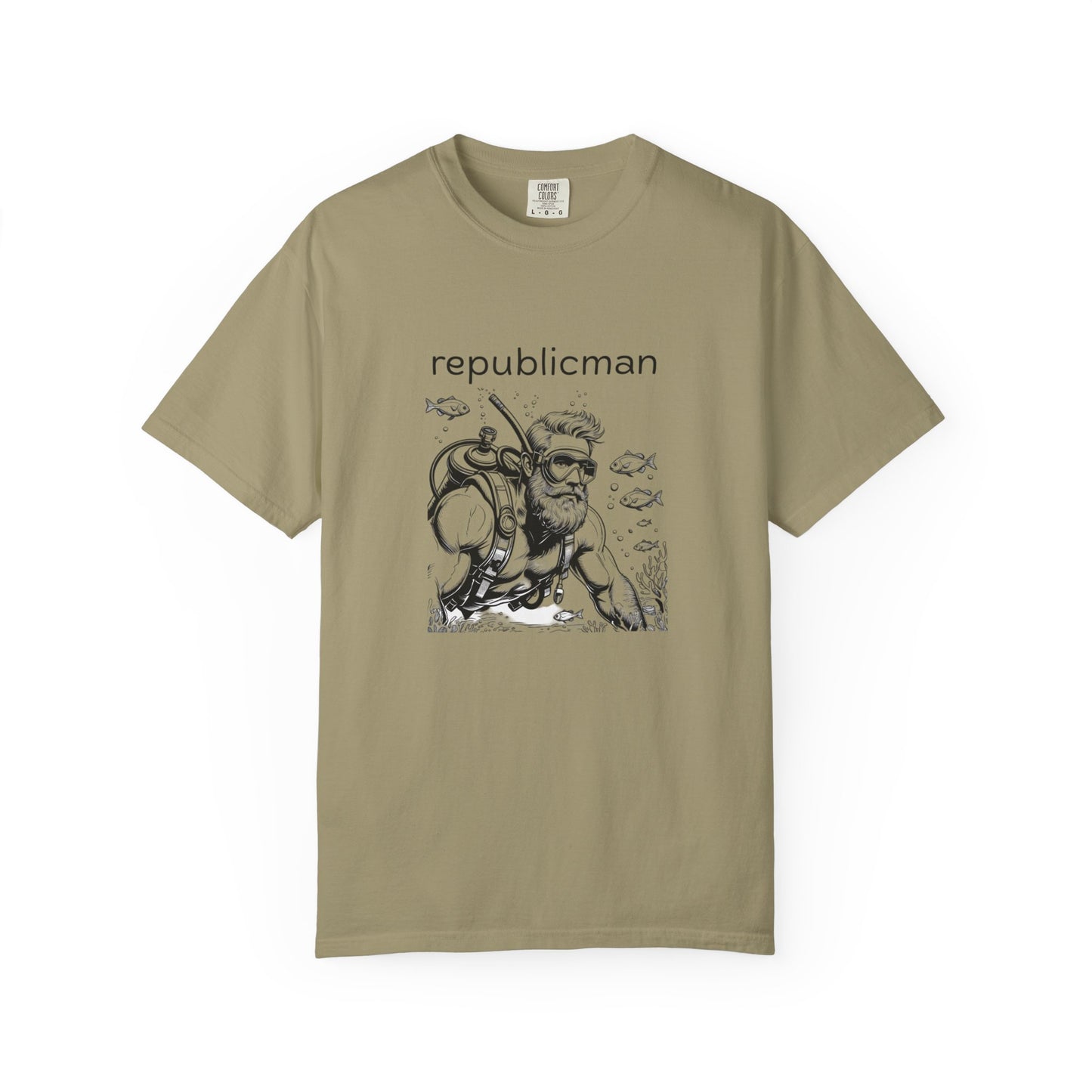 T-Shirt: Republicman Scuba Diver