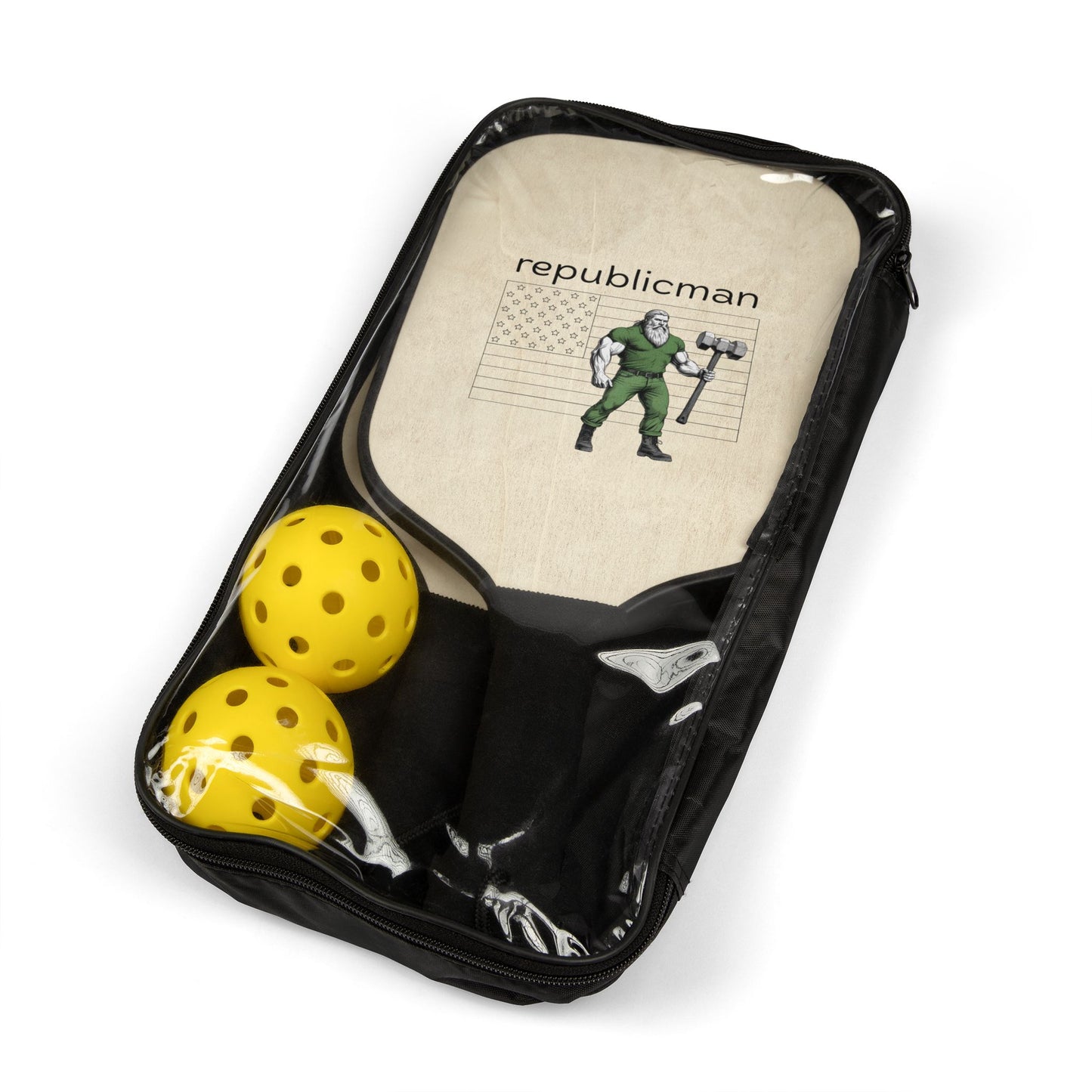 Pickleball Paddle Set: Republicman Warrior