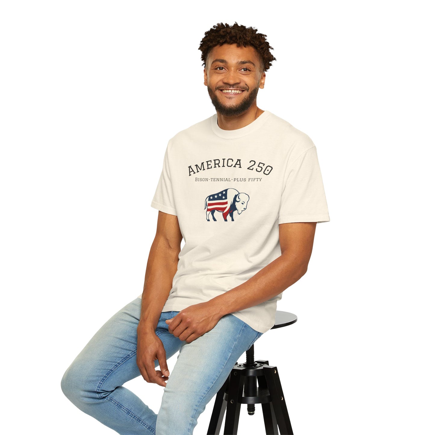 T-Shirt: America 250 Bison