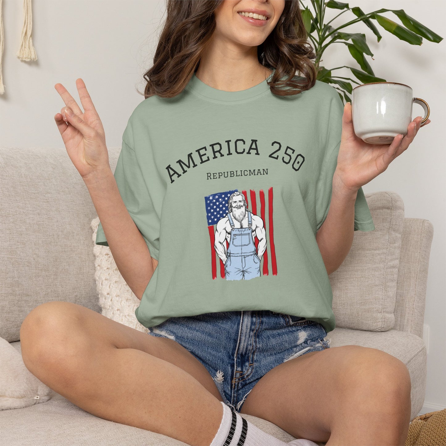 T-Shirt: America 250 Republicman