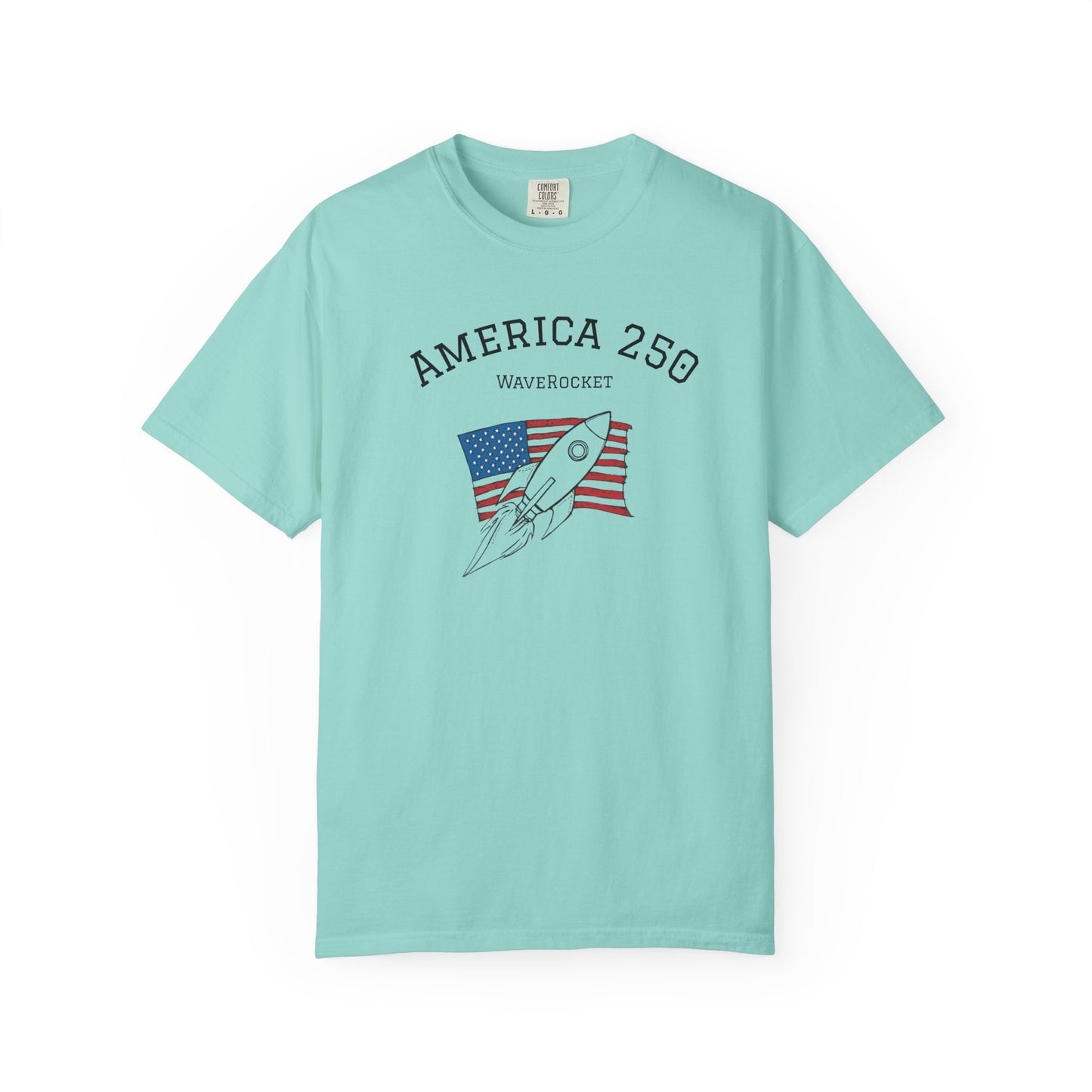 T-Shirt: America 250 WaveRocket