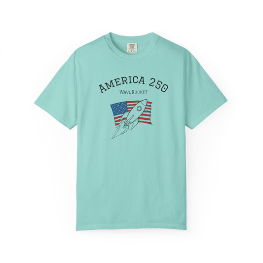 T-Shirt: America 250 WaveRocket