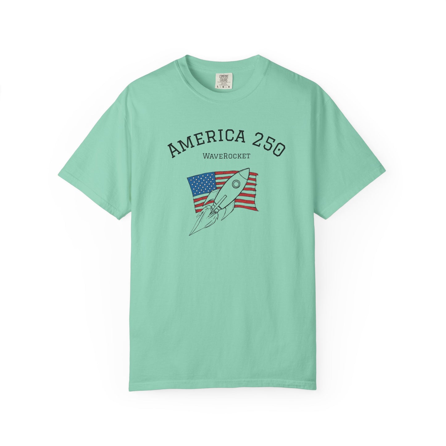 T-Shirt: America 250 WaveRocket