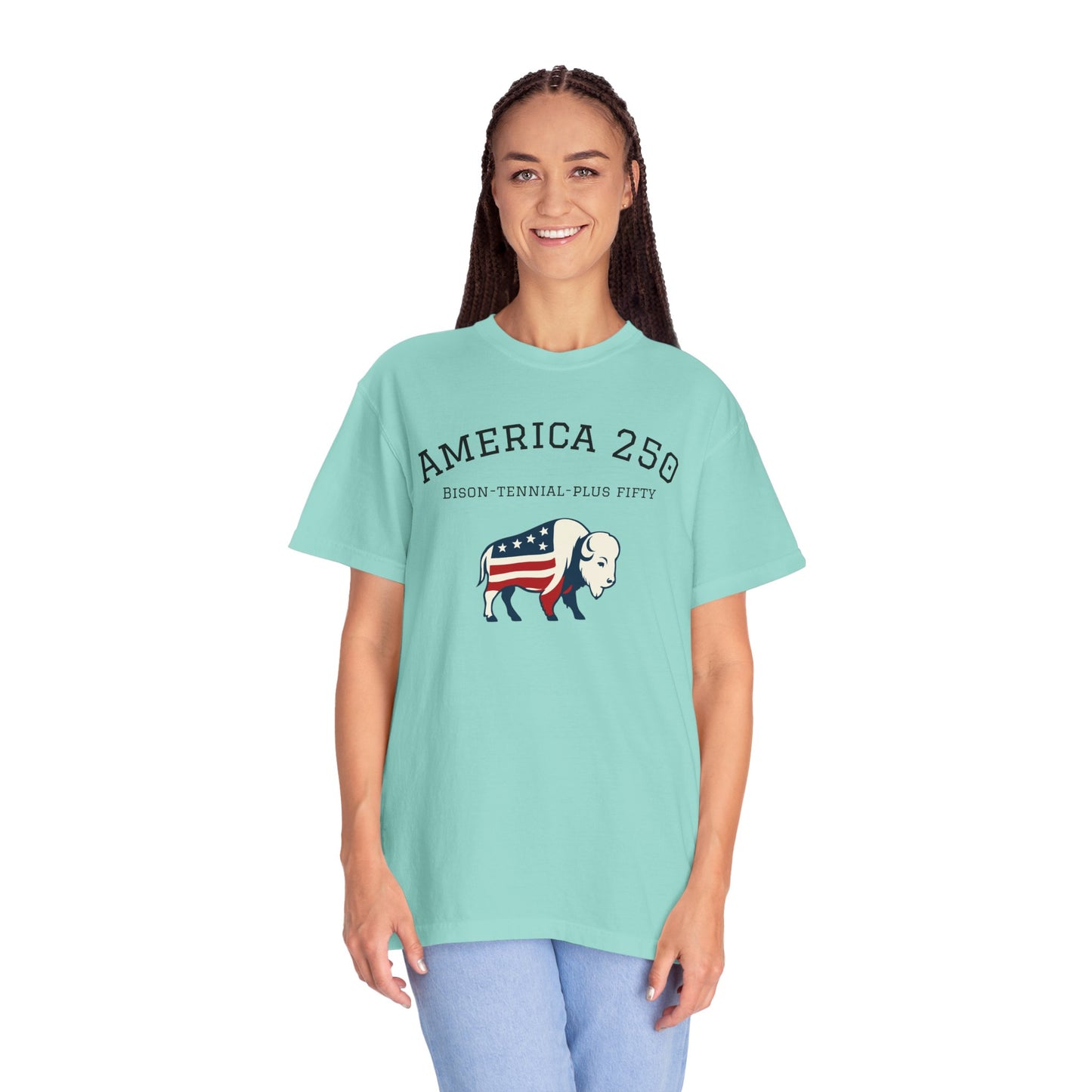 T-Shirt: America 250 Bison