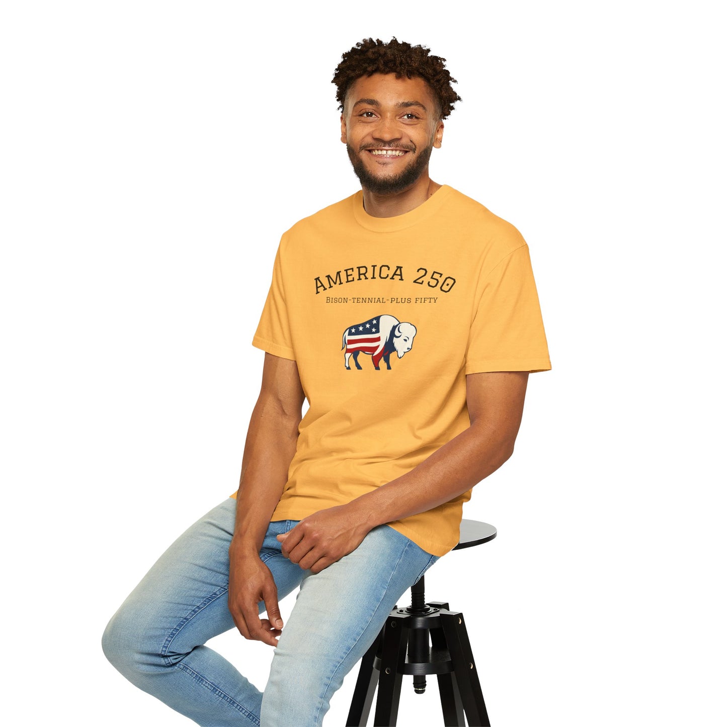 T-Shirt: America 250 Bison