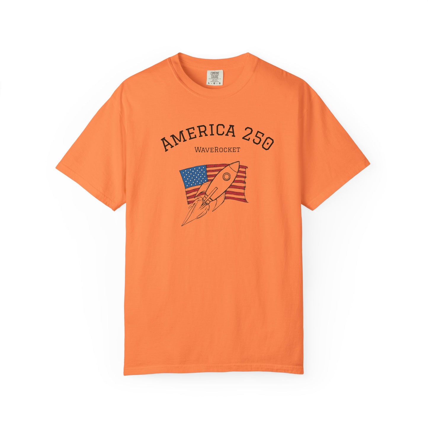 T-Shirt: America 250 WaveRocket