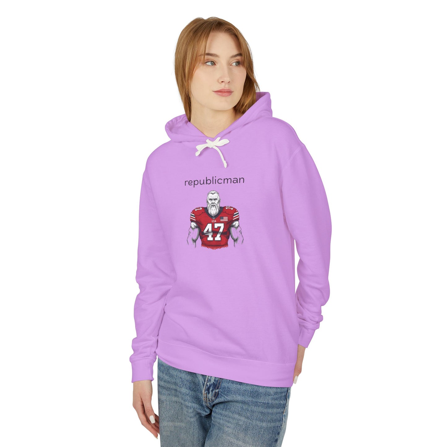 Hoodie: Republicman Football Player