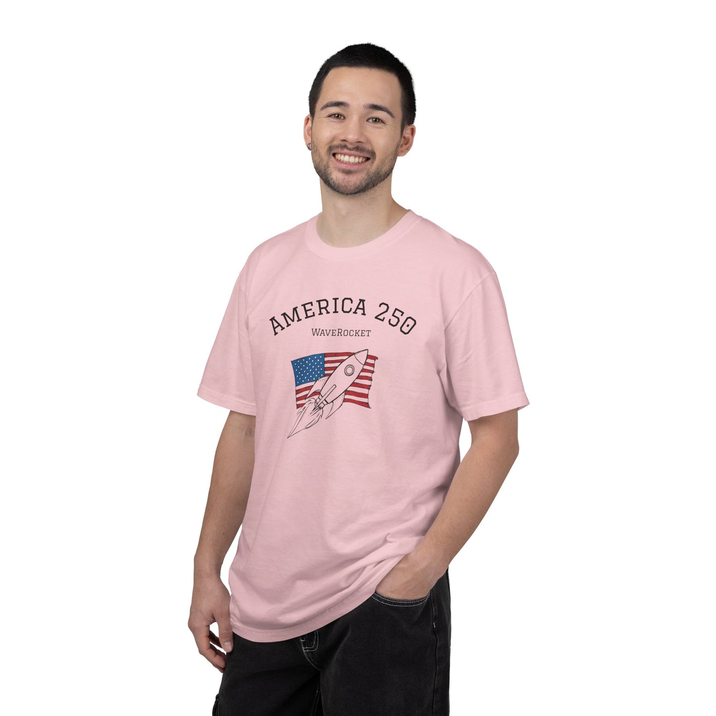 T-Shirt: America 250 WaveRocket