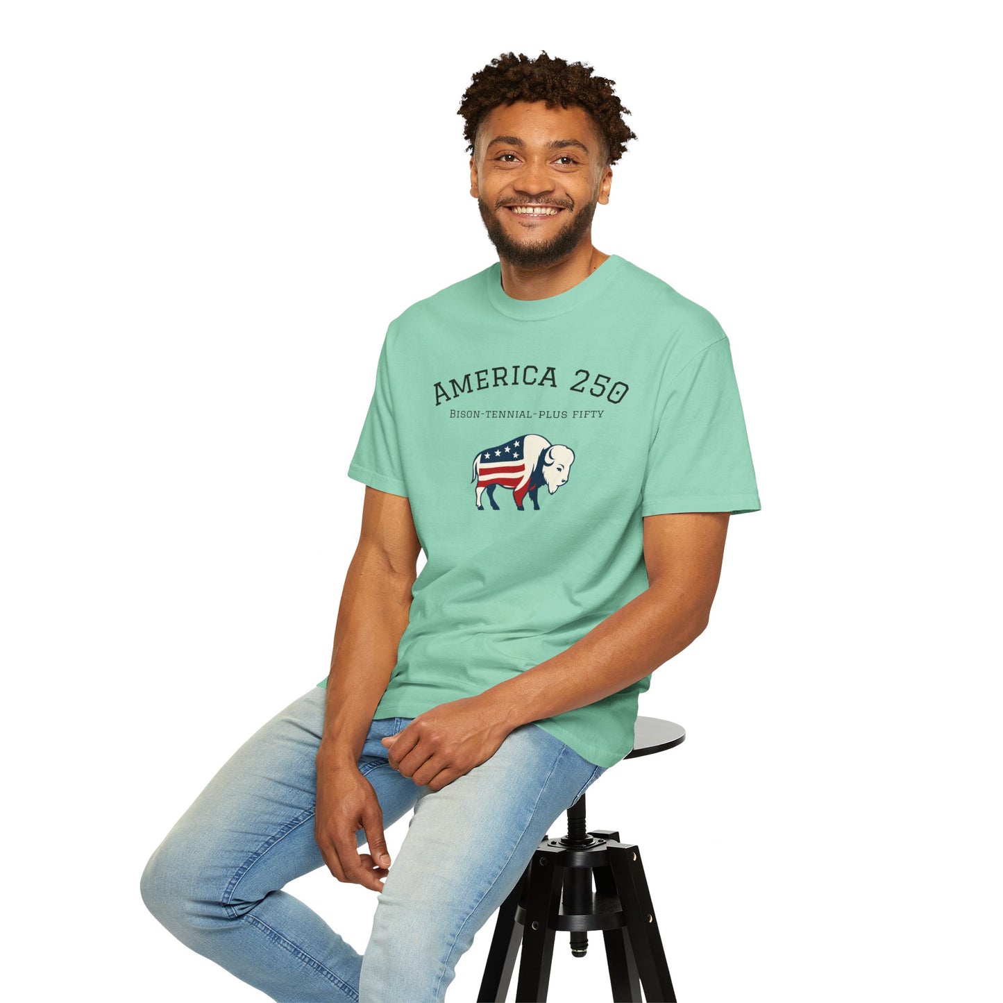 T-Shirt: America 250 Bison
