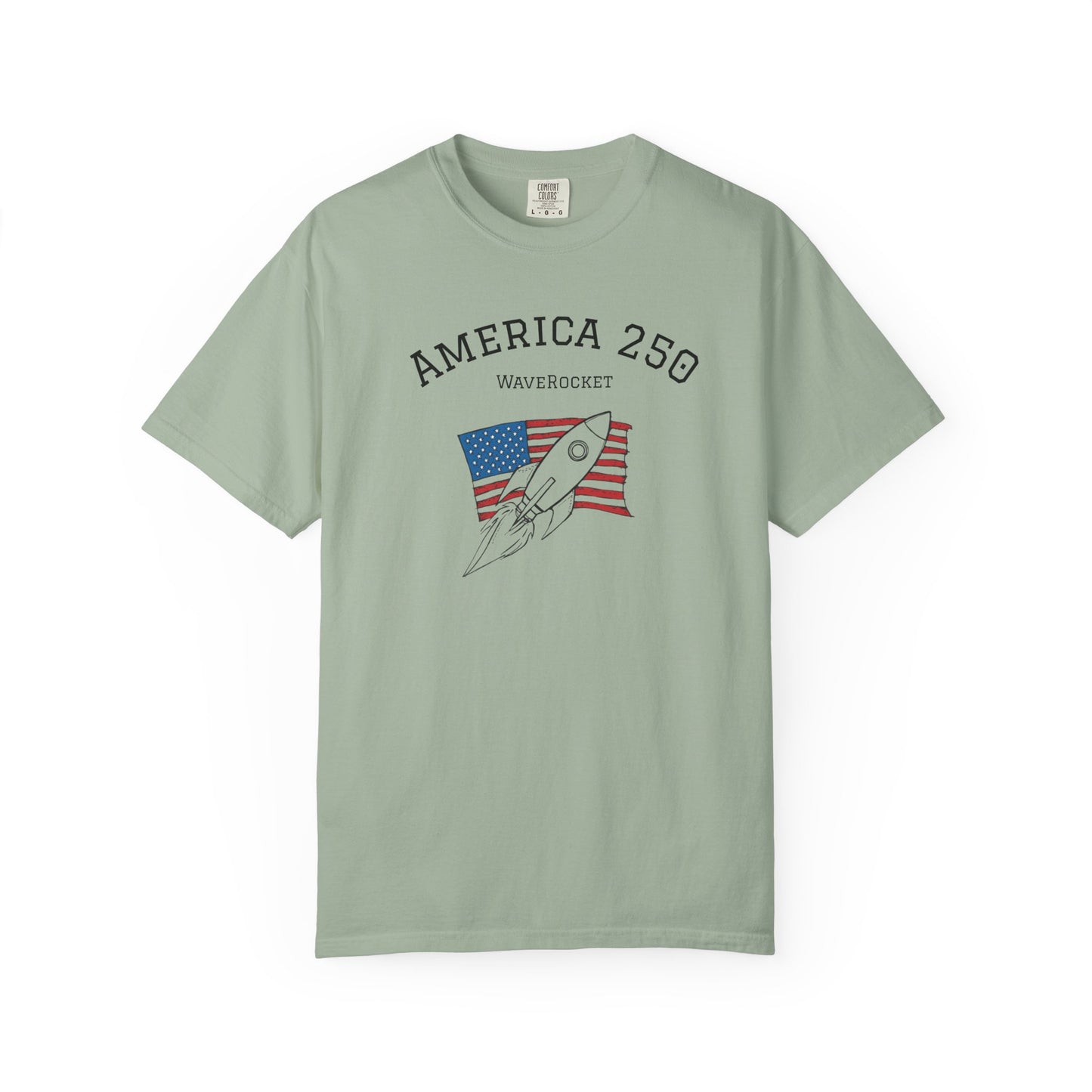 T-Shirt: America 250 WaveRocket