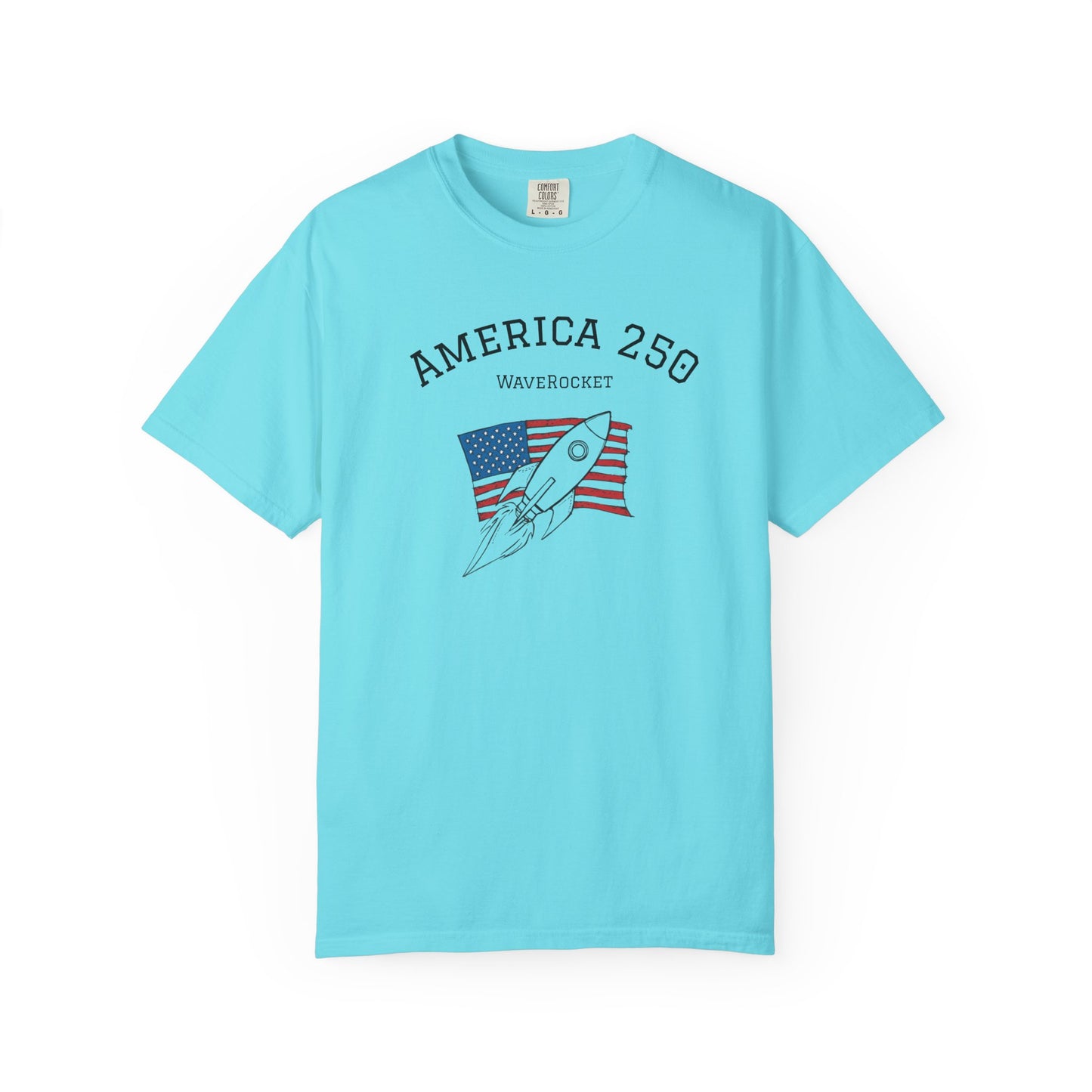 T-Shirt: America 250 WaveRocket