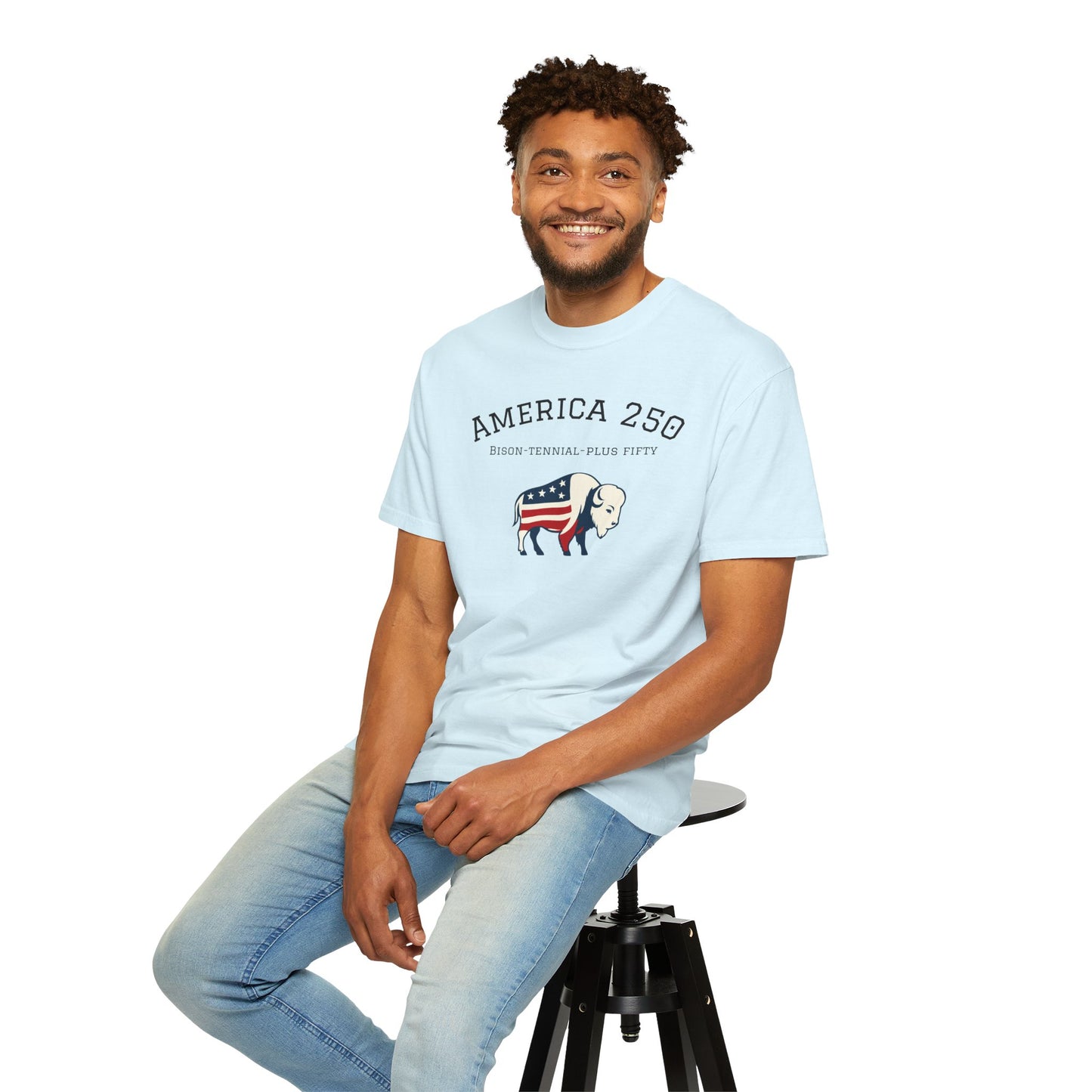 T-Shirt: America 250 Bison