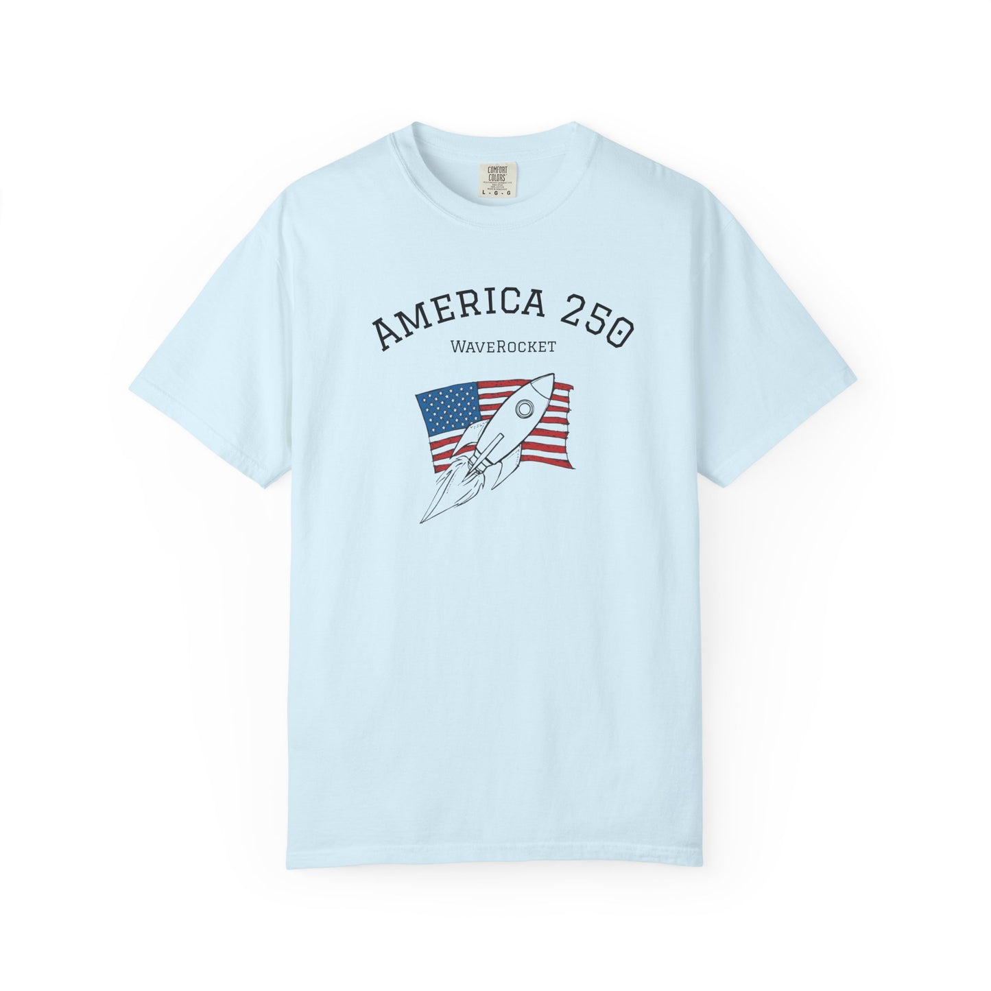 T-Shirt: America 250 WaveRocket