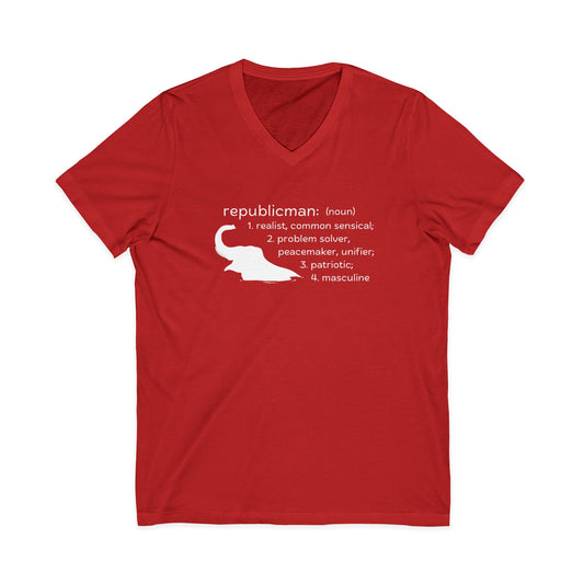 T-Shirt: Republicman Definition (V-Neck)
