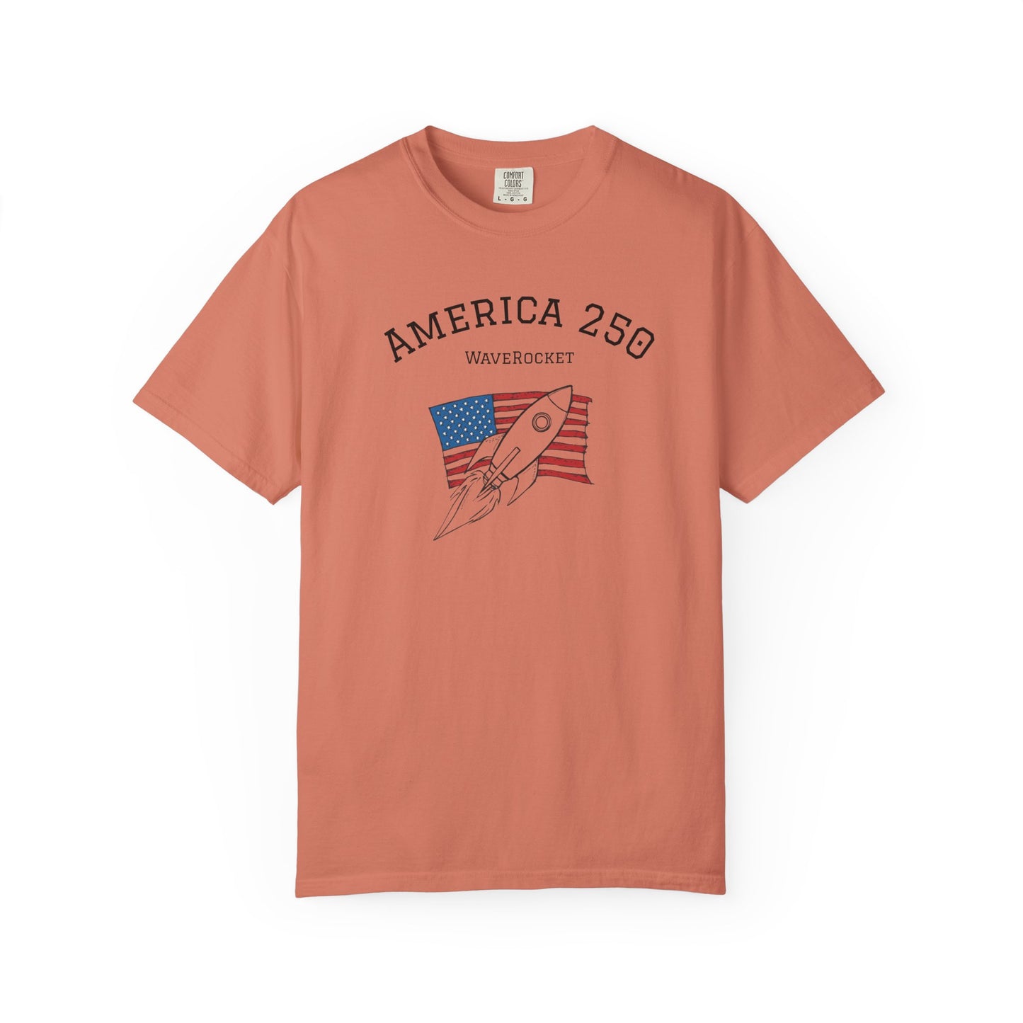 T-Shirt: America 250 WaveRocket