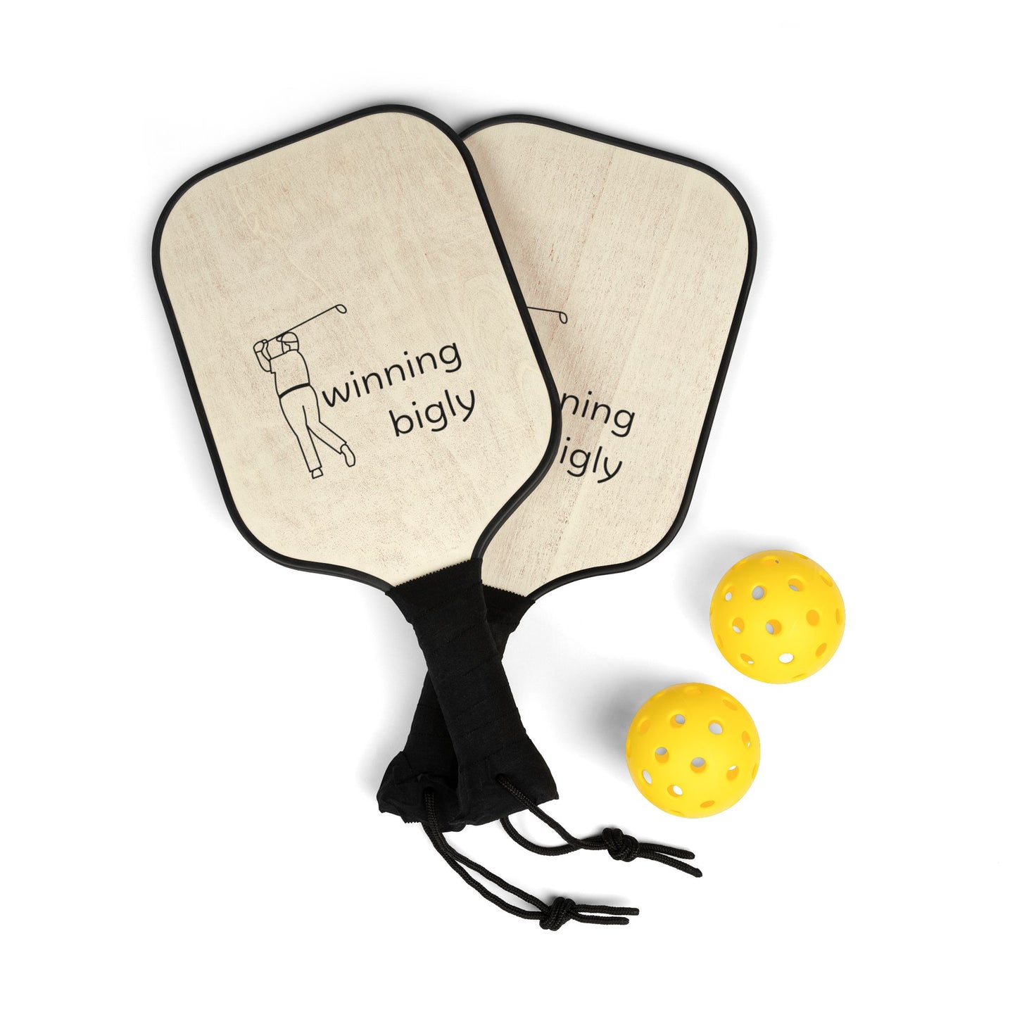 Pickleball Paddle Set: Bigly