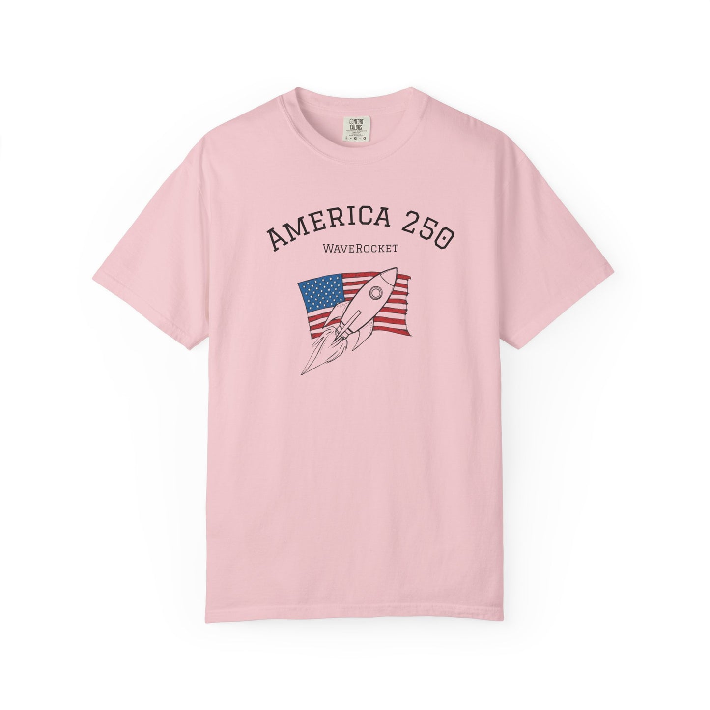 T-Shirt: America 250 WaveRocket